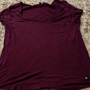 Deep Purple Short Sleeve Top